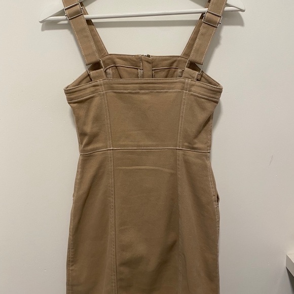 H&M Tan Denim Dress - Size 2 - Picture 4 of 5